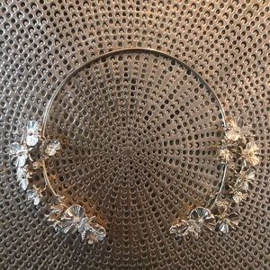 BCBG Metal Floral Choker - Gold